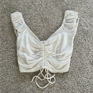 white Princess Polly top